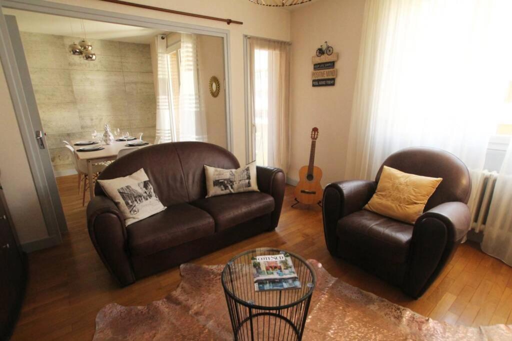Апартаменты Le Mary - Grand F3 Cosy Centre Clermont-Ferrand Avec Garage Экстерьер фото